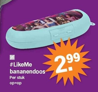 Albert Heijn #likeme bananendoos aanbieding