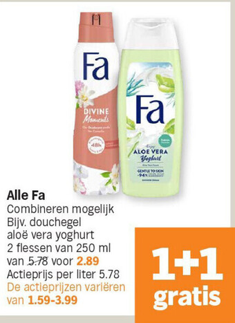 Albert Heijn Alle fa aanbieding