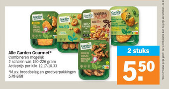 Albert Heijn Alle garden gourmet* aanbieding