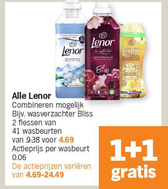 Albert Heijn Alle lenor aanbieding