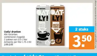 Albert Heijn Oatly! dranken aanbieding