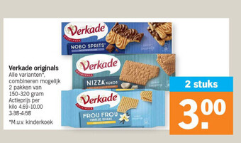 Albert Heijn Verkade originals aanbieding