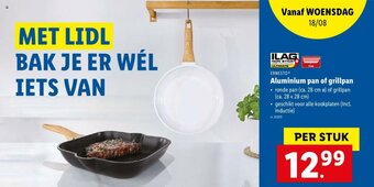 Lidl Aluminium Pan Of Grillpan aanbieding