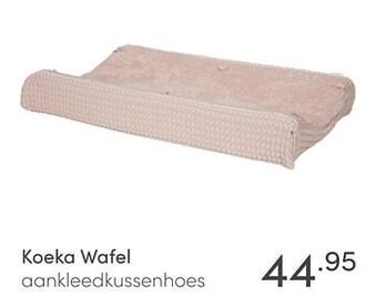 Baby & Tiener Koeka wafel aankleedkussenhoes aanbieding