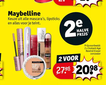 Kruidvat Maybelline aanbieding