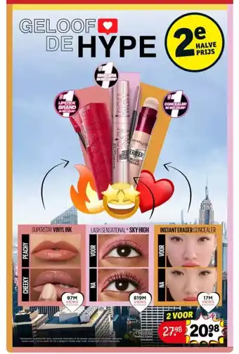 Kruidvat 2 instant age rewind eraser conceale aanbieding