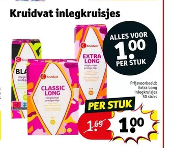 Kruidvat Kruidvat inlegkruisjes aanbieding
