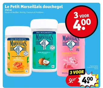 Kruidvat Le petit marseillais douchegel 250 ml aanbieding