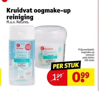 Kruidvat oogmake-up reiniging