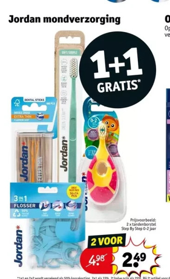 Kruidvat Jordan mondverzorging aanbieding
