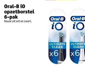 Kruidvat Oral-b i0 opzetborstel 6-pak aanbieding