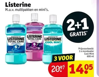 Kruidvat Listerine aanbieding