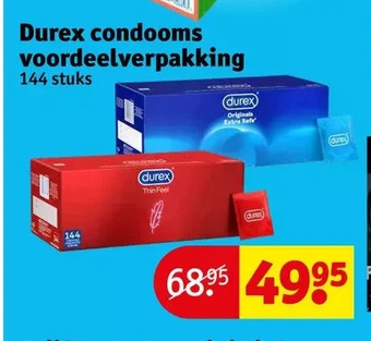 Kruidvat Durex condooms voordeelverpakking aanbieding