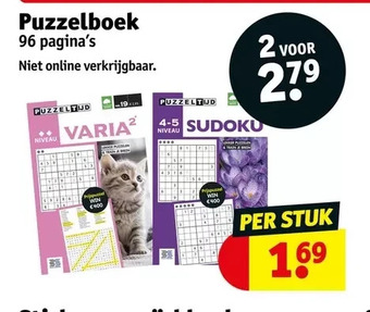 Kruidvat Puzzelboek aanbieding