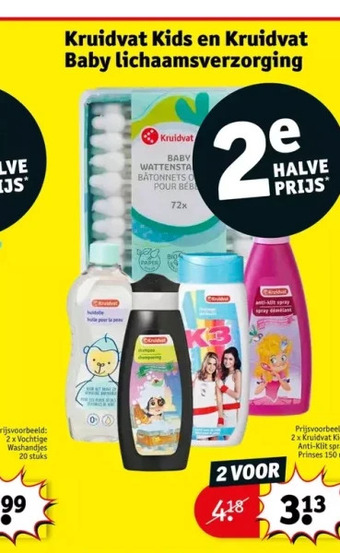 Kruidvat Kruidvat kids en kruidvat baby lichaamsverzorging aanbieding