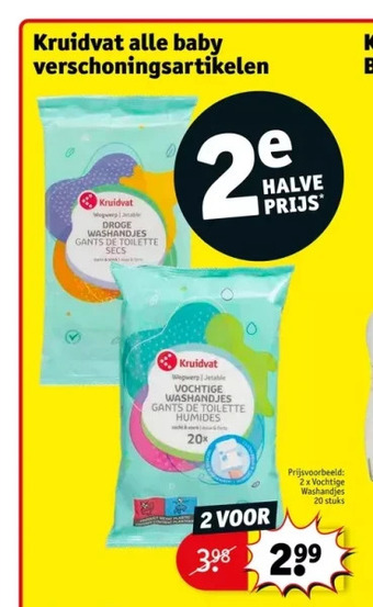 Kruidvat Kruidvat alle baby verschoningsartikelen aanbieding