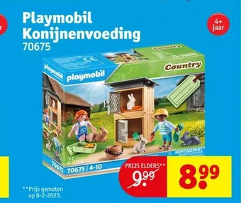 Kruidvat Playmobil konijnenvoeding aanbieding