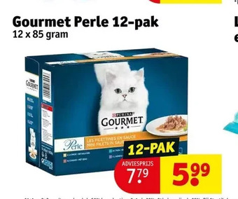 Kruidvat Gourmet perle 12-pak 12 x 85 gram aanbieding