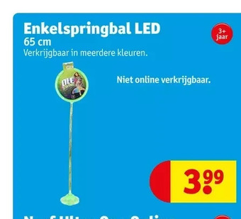 Kruidvat Enkelspringbal led 65 cm aanbieding