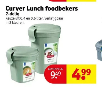 Kruidvat Curver lunch foodbekers aanbieding