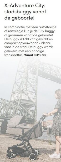 Baby & Tiener X-adventure city stadsbuggy vanaf de geboorte! aanbieding
