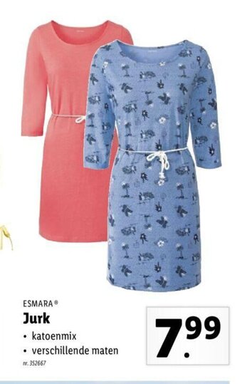 Lidl Jurk aanbieding