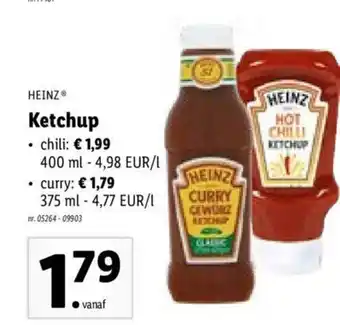 Lidl Ketchup Chili per L aanbieding