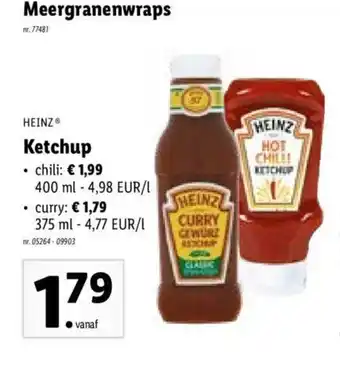 Lidl Ketchup Curry 375 ml aanbieding