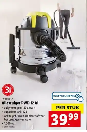 Lidl Alleszuiger PWD 12 A1 aanbieding