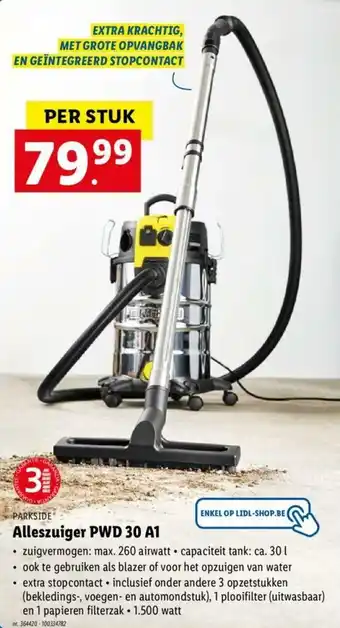 Lidl Alleszuiger PWD 30 A1 aanbieding
