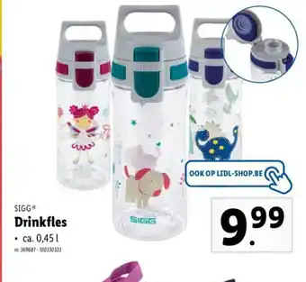 Lidl Drinkfles 0,45 L aanbieding