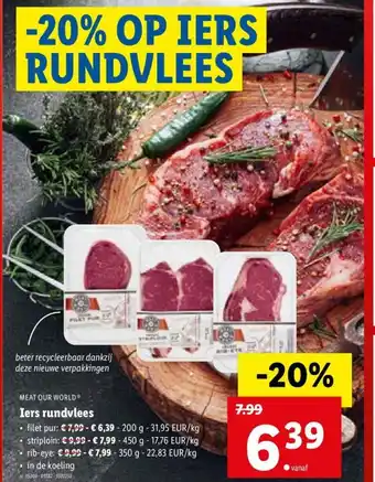 Iers Rundvlees Rib-eye 350 g