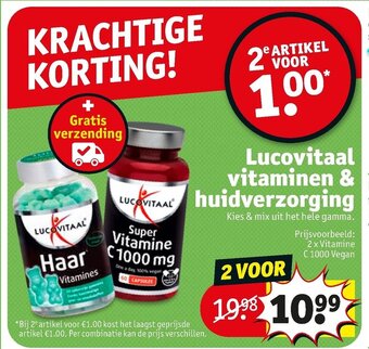 Kruidvat Lucovitaal vitaminen & huidverzorging aanbieding