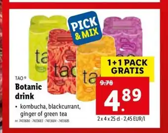 Botanic Drink 2 x 4 x 25 cl