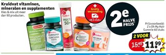 Kruidvat Kruidvat vitaminen, mineralen en supplementen aanbieding