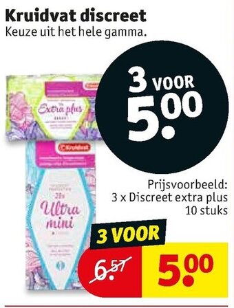 Kruidvat Kruidvat discreet aanbieding