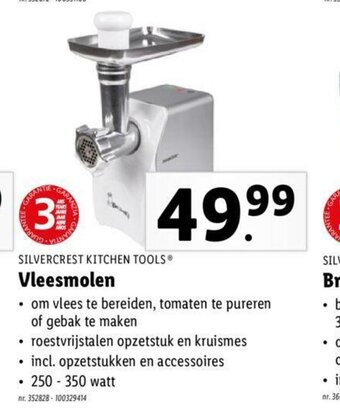 Lidl Vleesmolen aanbieding