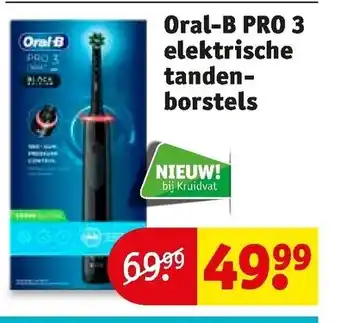 Kruidvat Oral-B Pro 3 elektrische tanden-borstels aanbieding