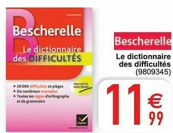Cora Le dictionnaire des difficultés aanbieding