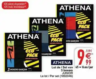 Cora Lot de - set van 3 boxers junior aanbieding