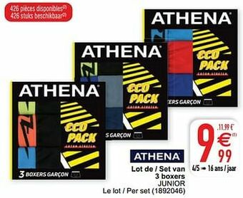 Cora Lot de - set van 3 boxers junior aanbieding