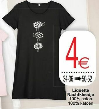 Cora Liquette nachtkleedje aanbieding