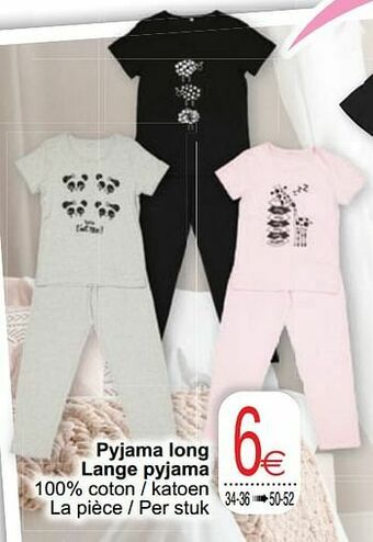 Cora Pyjama long lange pyjama aanbieding