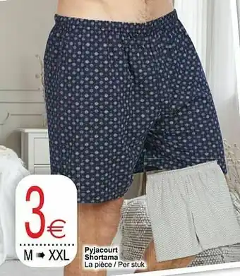 Cora Pyjacourt shortama aanbieding