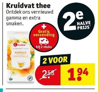 Kruidvat Kruidvat thee aanbieding