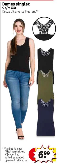 Kruidvat Dames singlet aanbieding