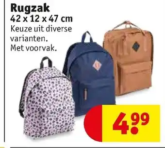 Kruidvat Rugzak 42x12x47 cm aanbieding