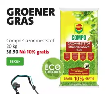 Compo gazonmeststof 20 kg.