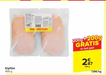 Carrefour Kipfilet 400g aanbieding