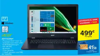 Carrefour Acer A317-52340Y ref. 6916996 aanbieding